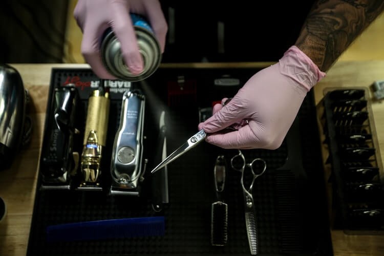 Sanitize And Disinfect Barber Tools